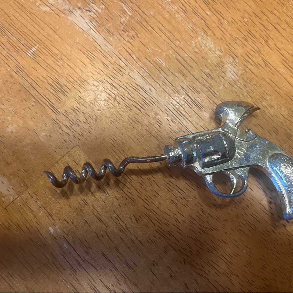Vintage Pistol Corkscrew